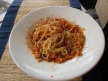 Spaghetti mit Gemüse - Rezept