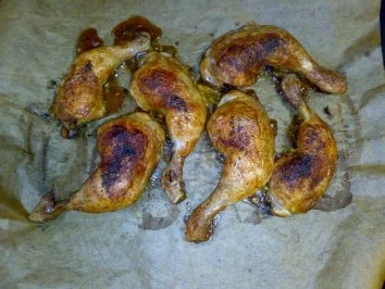 Hähnchenbeinchen mit Rosenkohl - Rezept - Bild Nr. 3