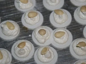 Mandel Makronen Weihnachtsplätzchen - Rezept - Bild Nr. 4