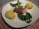 Serrano-Fisch auf Salbei-Senf Soße - Rezept