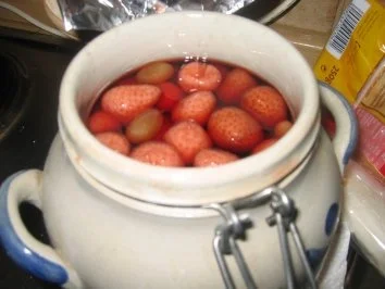 Backwaren: Blätterteigtascherl mit Erdbeerquark und Rumtopffrüchte! - Rezept - Bild Nr. 8