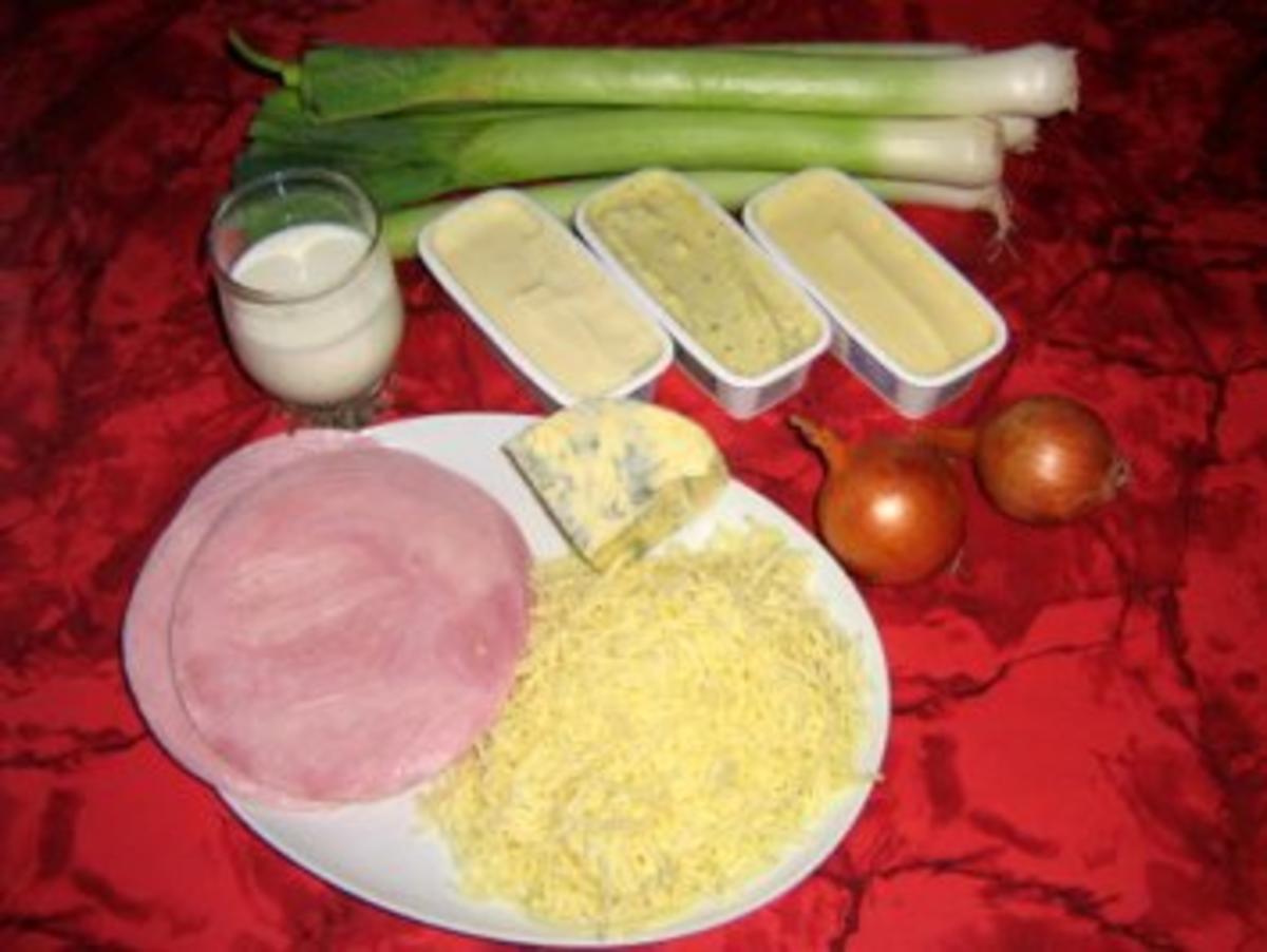 Lauchröllchen mit Käsesoße - Rezept - Bild Nr. 2