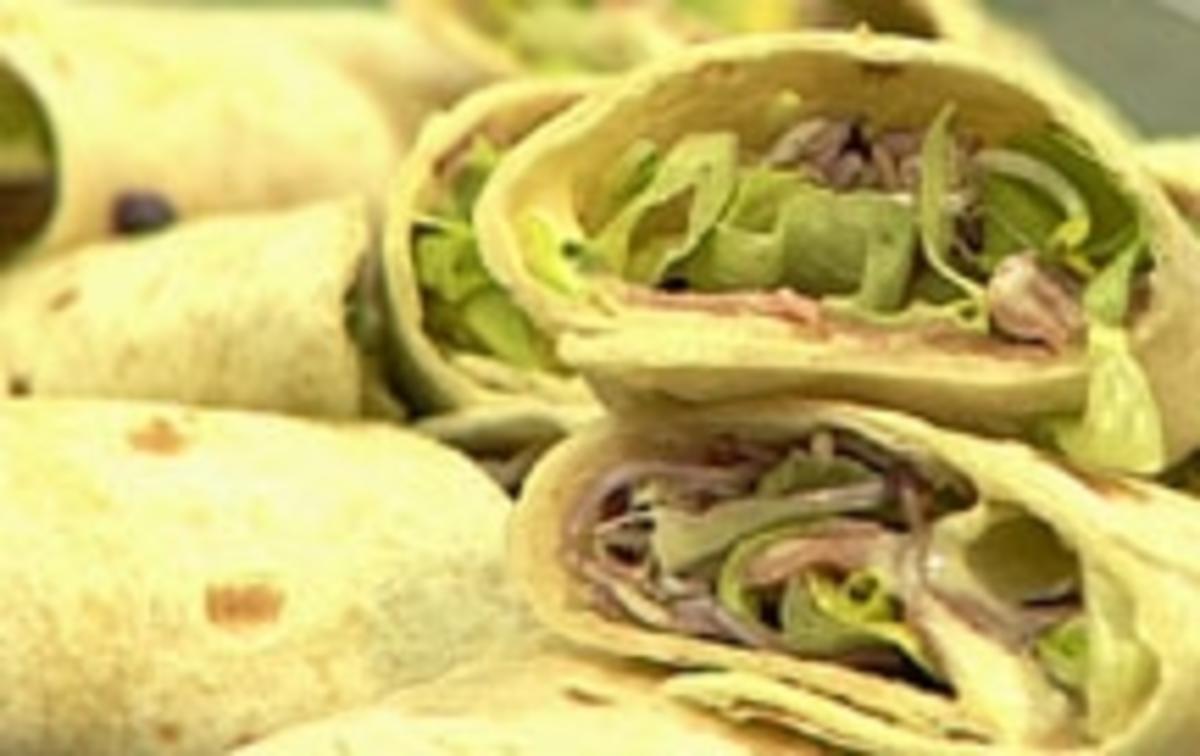 Roastbeef-Wrap Rezept By Ganz und Gar