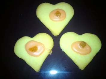 Orangenherzen - Rezept