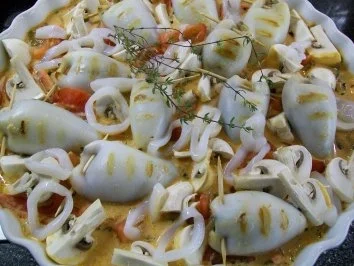 Calamaretti riempito dal forno - Rezept - Bild Nr. 6