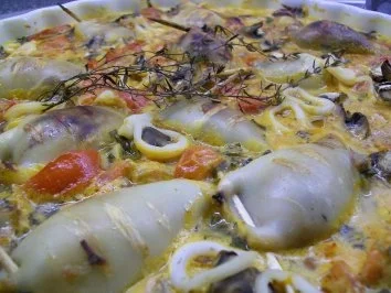 Calamaretti riempito dal forno - Rezept - Bild Nr. 7