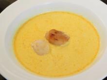 Kokos-Curry-Suppe mit gebratener Jakobsmuschel - Rezept