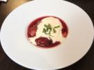 Weinbergpfirsiche mit selbst gemachtem Vanille-Eis - Rezept