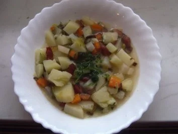 Kartoffelsuppe-schnell und einfach - Rezept