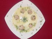 Eier-Zitronensuppe mit Hackfleischbällchen und Reis - Rezept