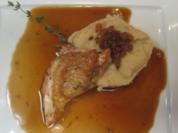 Perlhuhn an Maronen-Apfelpüree - Rezept