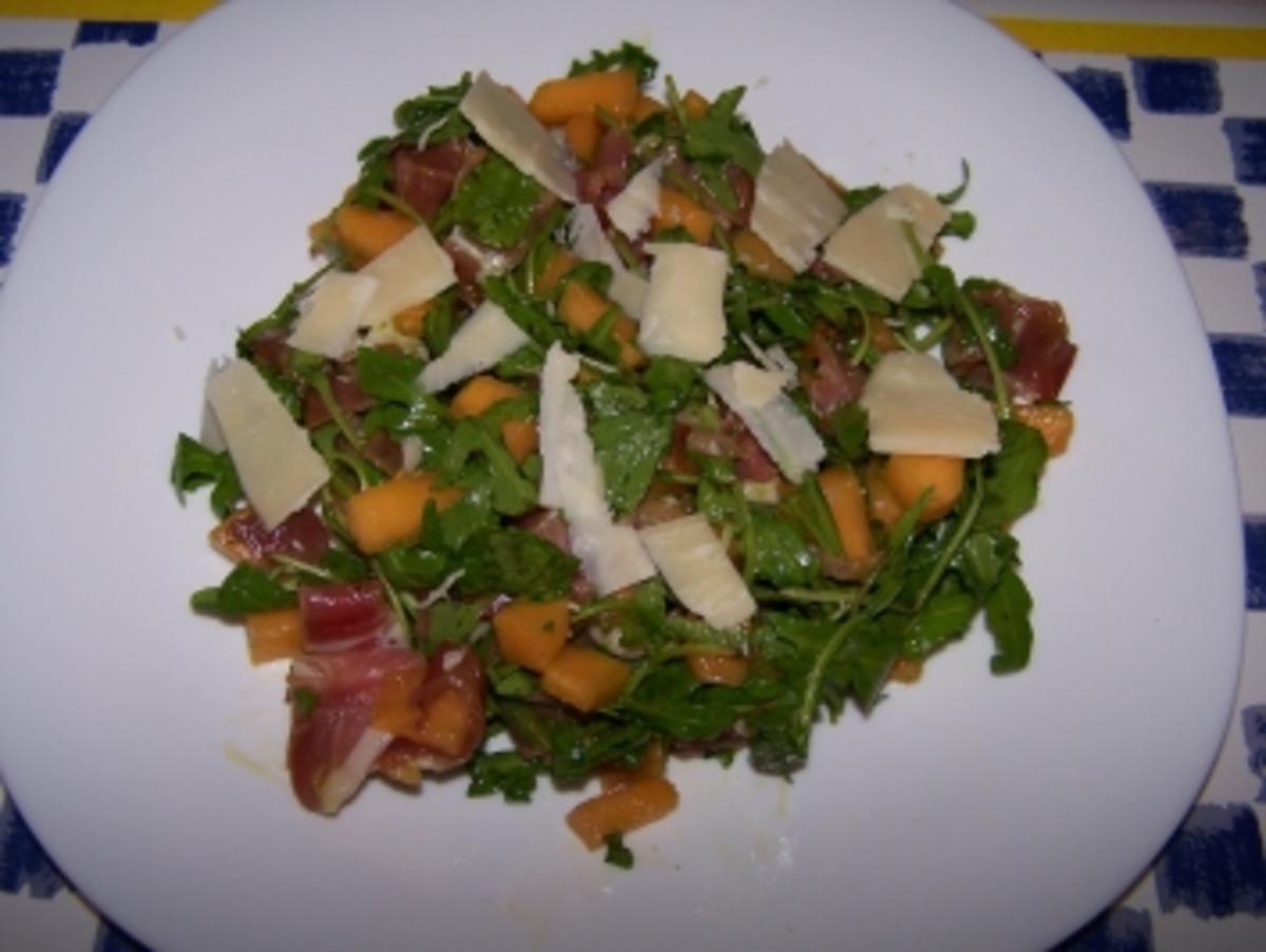 Melonen-Schinken-Salat - Rezept - Bild Nr. 5