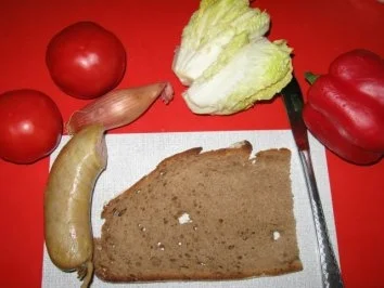 Rezept: Leberwurstbrot unter warmer Decke Bild Nr. 7 Leberwurstbrot unter warmer Decke - Rezept - Bild Nr. 7