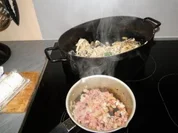 Rezept: Fettuchini in 4erlei Kรคsesoรe mit kleinen Prawns s. Foto Fettuchini in 4erlei Kรคsesoรe mit kleinen Prawns s. Foto - Rezept