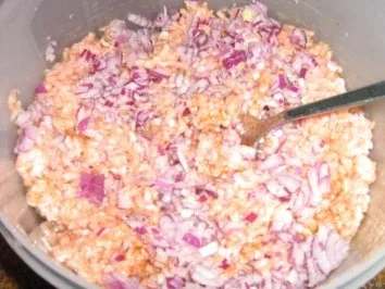 Rezept: Putenhack-süß-scharf in einer Blätterteigrolle verpackt Bild Nr. 4 Putenhack-süß-scharf in einer Blätterteigrolle verpackt - Rezept - Bild Nr. 4