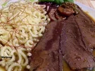 Rezept: Rinderbraten geschlaucht mit einer besonderen Note Rinderbraten geschlaucht mit einer besonderen Note - Rezept