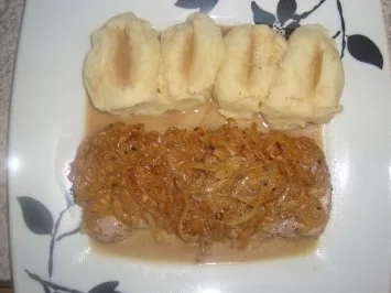 Fleischgerichte: Zwiebelschnitzel - Rezept