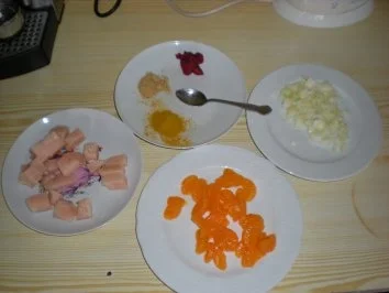 Rezept: Geflügel: Putencurry mit Mandarinen Bild Nr. 2 Geflügel: Putencurry mit Mandarinen - Rezept - Bild Nr. 2