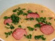 Rezept: Kartoffelsuppe mit Cabanossi Kartoffelsuppe mit Cabanossi - Rezept