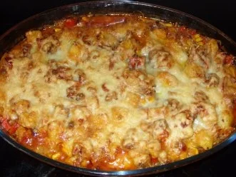 Rezept: Auflauf herzhaft - TexMex-Kartoffel-Auflauf Auflauf herzhaft - TexMex-Kartoffel-Auflauf - Rezept