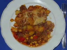 Rezept: Auflauf herzhaft - TexMex-Kartoffel-Auflauf Bild Nr. 6 Auflauf herzhaft - TexMex-Kartoffel-Auflauf - Rezept - Bild Nr. 6