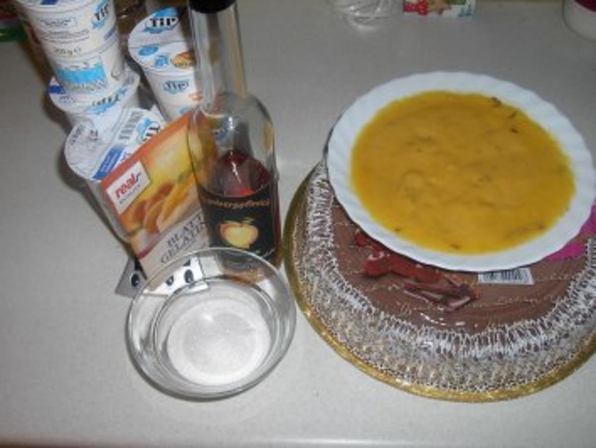 Pfirsich - Sahne - Torte - Rezept - Bild Nr. 4
