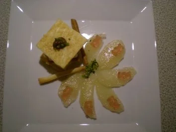 Blätterteig Türmchen mit Prosecco Creme und Pomelos - Rezept - Bild Nr. 2