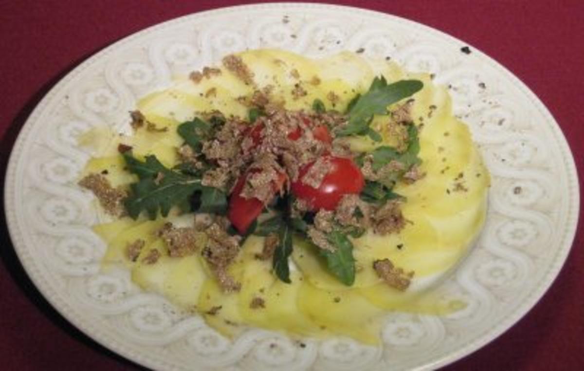 Getrüffeltes Kartoffel-Carpaccio - Rezept