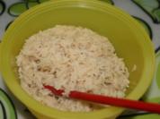 Chicken-Nuggets auf Gemüsereis - Rezept