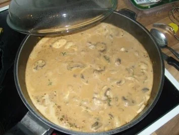 Rezept: Champignon Rahmschnitzel Champignon Rahmschnitzel - Rezept
