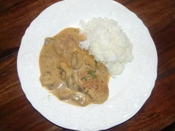 Rezept: Champignon Rahmschnitzel Bild Nr. 2 Champignon Rahmschnitzel - Rezept - Bild Nr. 2