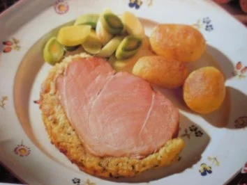 Selchschinken mit Semmelkrenkruste - Rezept