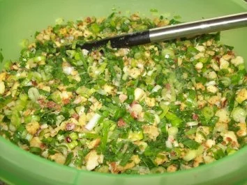 Rezept: Grüne Krapfen nach Omi ' s Art Bild Nr. 3 Grüne Krapfen nach Omi ' s Art - Rezept - Bild Nr. 3