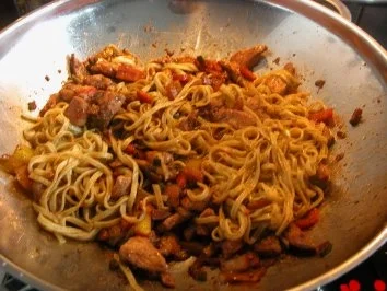 Asiatische Basilikum Tagliatelle - Rezept