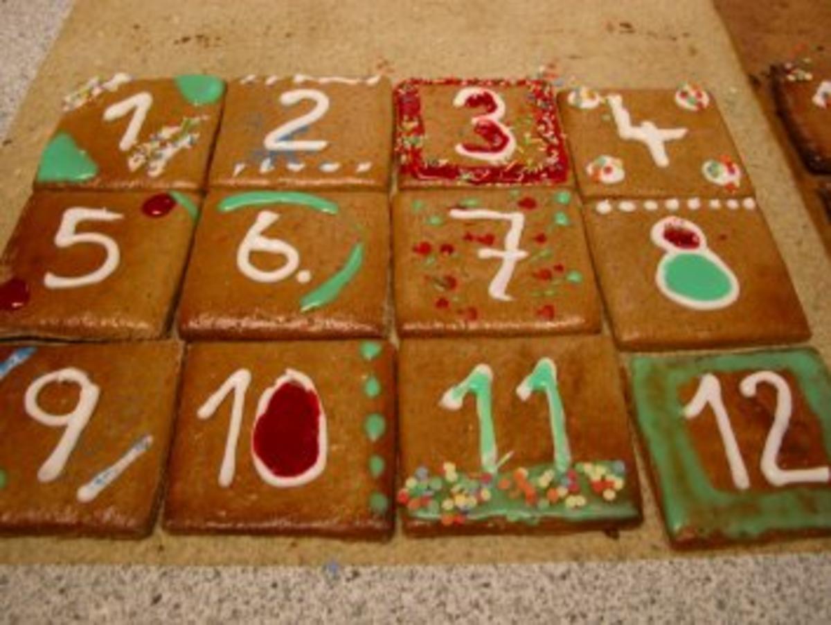 Lebkuchen Adventskalender - Rezept Von Einsendungen Pastapabst