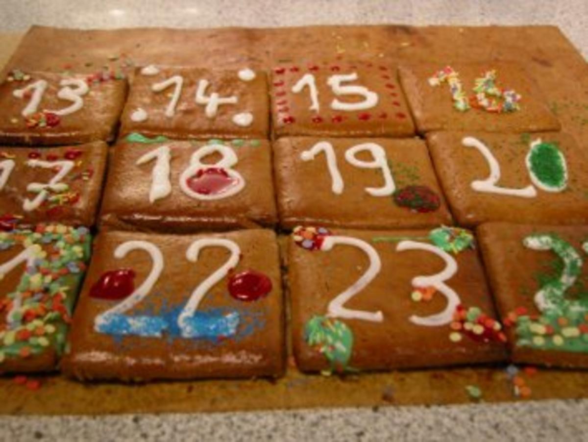 Lebkuchen Adventskalender - Rezept - Bild Nr. 4