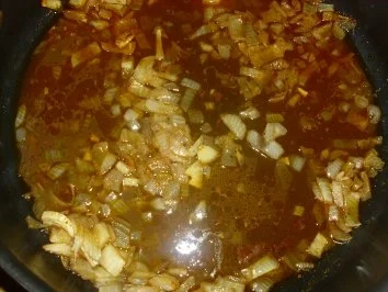 Hähnchen an Traubenkraut mit Halbseidene Klöße - Rezept - Bild Nr. 7