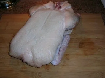 Rezept: Gefüllte aber ENTBEINTE Ente mit Maronen ud Cranberries - schmeckt auch kalt sehr lecker mit entsprechender Beilage Bild Nr. 4 Gefüllte aber ENTBEINTE Ente mit Maronen ud Cranberries - schmeckt auch kalt sehr lecker mit entsprechender Beilage - Rezept - Bild Nr. 4