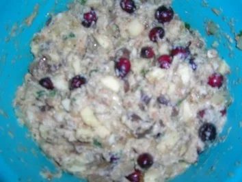 Rezept: Gefüllte aber ENTBEINTE Ente mit Maronen ud Cranberries - schmeckt auch kalt sehr lecker mit entsprechender Beilage Bild Nr. 10 Gefüllte aber ENTBEINTE Ente mit Maronen ud Cranberries - schmeckt auch kalt sehr lecker mit entsprechender Beilage - Rezept - Bild Nr. 10