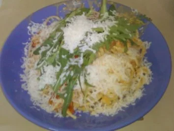 Rucola-Shrimps-Nudeln - Rezept - Bild Nr. 3