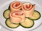 VORSPEISE - Pfannkuchen-Lachs-Frischkäse-Röllchen - Rezept