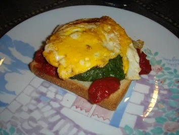 Spinat-Toast - Rezept