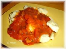 Hauptgericht vegetarisch - Schnelle Tomatensauce - Rezept