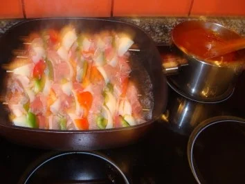 Rezept: - Fleischspieße de Luxe - Bild Nr. 2 - Fleischspieße de Luxe - - Rezept - Bild Nr. 2