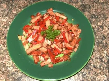 Rezept: Gyros - Leberkäse Gyros - Leberkäse - Rezept