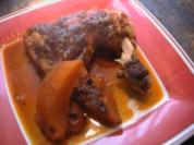 Hähnchenschlegel mit Hokkaido-Kürbis - Rezept