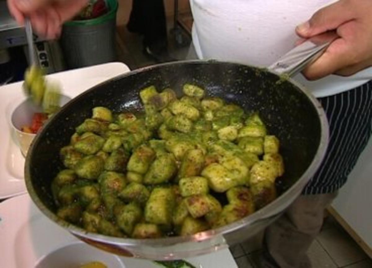 Gnocchi mit selbstgemachtem Pesto - Rezept Von Einsendungen Küchenchefs