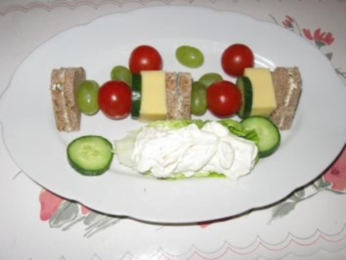 herziger  Brotspieß - Rezept