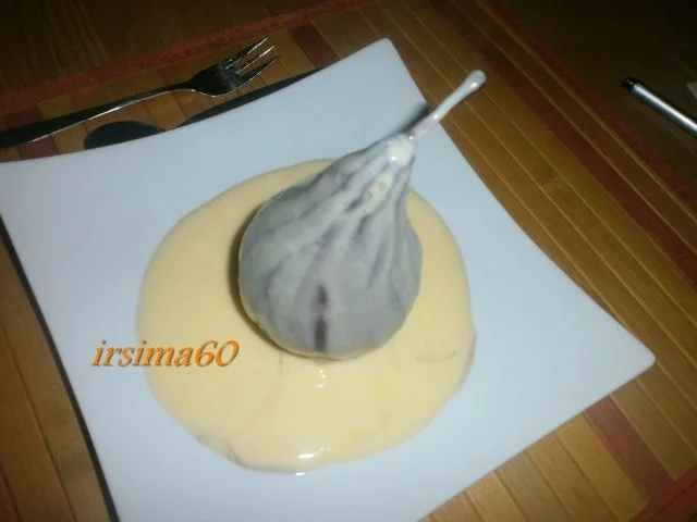  Rotweinbirnen mit Vanillesoße - Rezept - Bild Nr. 3