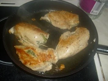 Gefüllte Hähnchenbrust mit Kroketten - Rezept - Bild Nr. 12